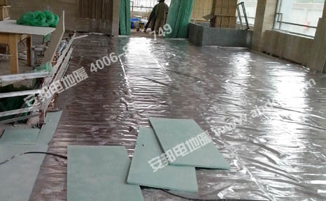 陝西商洛房地產銷樓大廳發熱電纜電地暖